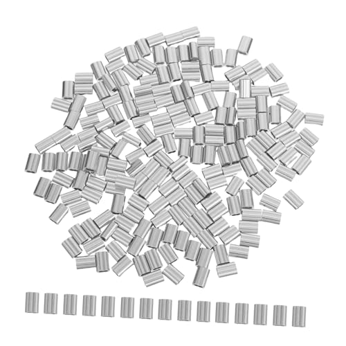 Alipis 200 Stück Aluminium Crimpschlaufe Doppelhülsen Kabelklemmen für Drahtseil Kabel Ösen Sleeve Drahtseilklemmen für Stabile Verbindung und Vielseitige Anwendung Alipis 200 Stück Aluminium Crimpschlaufe Doppelhülsen Kabelklemmen für Drahtseil Kabel Ösen Sleeve Drahtseilklemmen für Stabile Verbindung und Vielseitige Anwendung von Alipis
