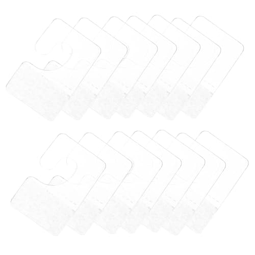 Alipis 200 Stück Selbstklebende Haken Wandhaken Aufhänger Display Etiketten Haken Schlitzloch Lasche Stecktafel Aufhängelaschen Aufhänger Für Hängeetiketten Durchsichtige von Alipis