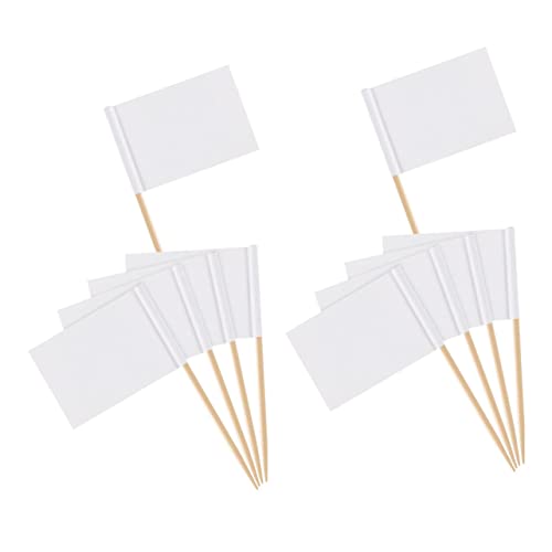 Alipis 200stücke Cocktail Stick Flaggen Aus Hochwertigem Material Zahnstocher Flagge Für Dessert Topper Für Kuchen Cupcakes Und Partys von Alipis