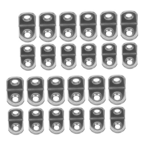 Alipis 24 Stück Teiliges Edelstahl Regalhalter Winkelverbinder Stark Rostfrei Stabil für Holzregale Möbel DIY Befestigungswinkel Ecke Regalbodenträger Robust Langlebig Alipis 24 Stück Teiliges Edelstahl Regalhalter Winkelverbinder Stark Rostfrei Stabil für Holzregale Möbel DIY Befestigungswinkel Ecke Regalbodenträger Robust Langlebig von Alipis