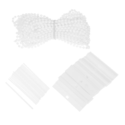 Alipis 25 Stück Teiliges Jalousie Ersatzteile aus Robustem PVC mit Perlenkette Stabile Befestigungshaken für Lamellenvorhänge Vielseitig Kompatibel für Verschiedene Senkrechte Alipis 25 Stück Teiliges Jalousie Ersatzteile aus Robustem PVC mit Perlenkette Stabile Befestigungshaken für Lamellenvorhänge Vielseitig Kompatibel für Verschiedene Senkrechte von Alipis