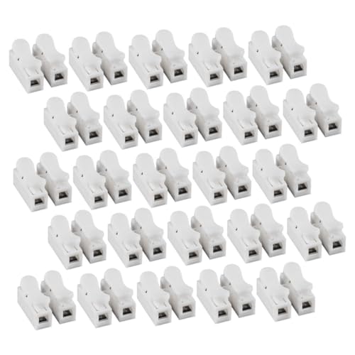 Alipis 25 Stück Teiliges Kabelverbinder Nylon und Metall Verschleißfest Steckbare Schnellverbinder für LED streifen Lautsprecherkabel Einfache Montage ohne Schrauben für Beleuchtung und Alipis 25 Stück Teiliges Kabelverbinder Nylon und Metall Verschleißfest Steckbare Schnellverbinder für LED streifen Lautsprecherkabel Einfache Montage ohne Schrauben für Beleuchtung und von Alipis