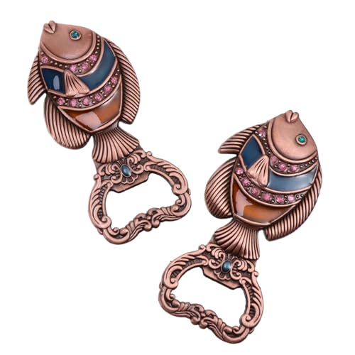 Alipis 2stücke Tropische Fischform Bieröffner Aus Retro Design Für Partys Restaurants Und Zuhause Praktisches Trinkzubehör Und Geschenkidee Für Bierliebhaber von Alipis