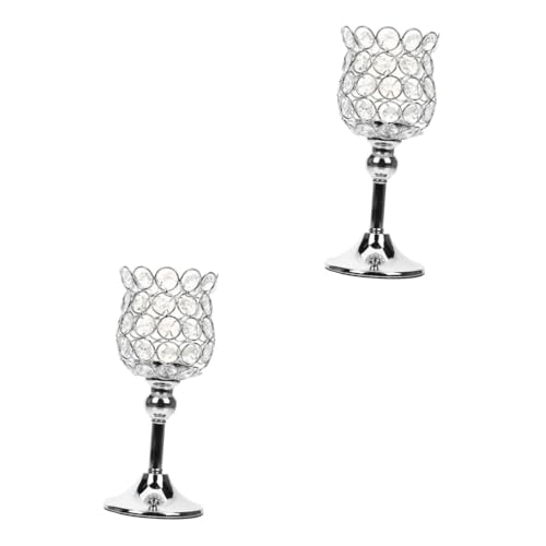 Alipis 2St Kerzenhalter aus Kristall hochzeitsdeko Wedding Decoration kristallperlen hochzeitdeko Dekoration Teelichthalter LED Kerzenhalter für den Schreibtisch Retro-Kerzenhalter Silver Alipis 2St Kerzenhalter aus Kristall hochzeitsdeko Wedding Decoration kristallperlen hochzeitdeko Dekoration Teelichthalter LED Kerzenhalter für den Schreibtisch Retro-Kerzenhalter Silver von Alipis