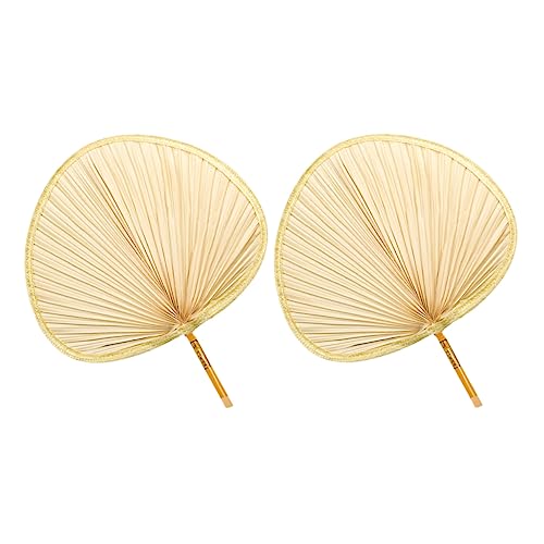 Alipis 2stücke Handgefertigte Sommerfans Im Vintage-chinesischen Stil Tragbare Handgewebte -fächer Für Deko Und Abkühlung Bei Hochzeiten Partys Und Zuhause von Alipis