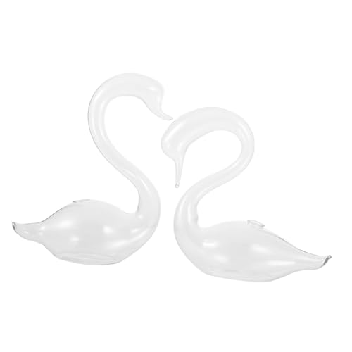 Alipis 2stücke Schwanenförmige Hydroponische Glasvasen Kreative Tischdekoration Für Büro Und Zuhause Langlebige Pflanzengefäße Für Blumenarrangements Geeignet Alipis 2stücke Schwanenförmige Hydroponische Glasvasen Kreative Tischdekoration Für Büro Und Zuhause Langlebige Pflanzengefäße Für Blumenarrangements Geeignet von Alipis