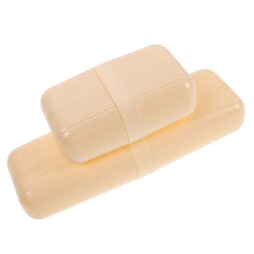 Alipis 2Stücke Travel Toothbrush Holder Compact Storage for Toothbrushes and Soap for Home Camping and Travel Essentials Alipis 2Stücke Travel Toothbrush Holder Compact Storage for Toothbrushes and Soap for Home Camping and Travel Essentials von Alipis