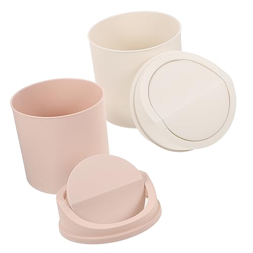 Alipis 2stücke Tisch Mülleimer Cartoon Mülleimer Desktop Schreibtisch Mülltonne Kleiner Papierkorb Aufbewahrungsbehälter Abfalleimer Für Tisch Schreibtisch-organizer von Alipis
