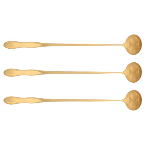 Alipis 3 STÜCKE Teelöffel mit Langem Griff Stilvolle Gourd Design zum Rühren und Servieren Küche oder Restaurant Alipis 3 STÜCKE Teelöffel mit Langem Griff Stilvolle Gourd Design zum Rühren und Servieren Küche oder Restaurant von Alipis