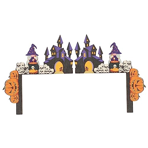 Alipis 3 Sätze Halloween Türrahmen Dekoration Set Teiliges Set mit Kürbis für Festliche Anlässe für Haustüren Fenster und Garagen zur Halloween Party Dekoration von Alipis