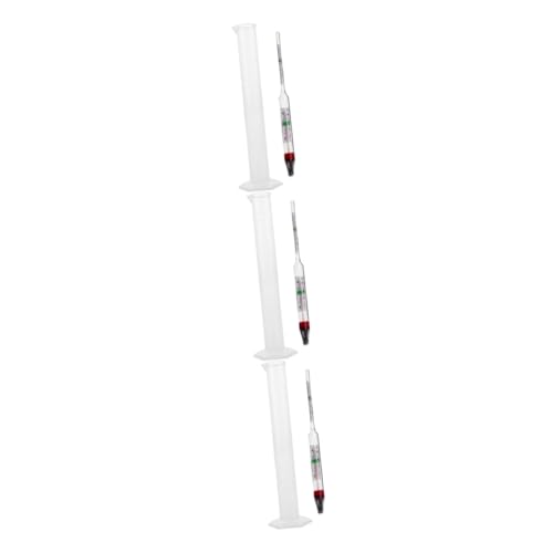 Alipis 3 Sätze Salzgehaltsmesser -Set Wasser Aquarium tragbar Pools Messung prüfen Salzzähler Hydrometer-Kit pool salz tester Salztester Professionelles Aquarientestgerät Plastik von Alipis
