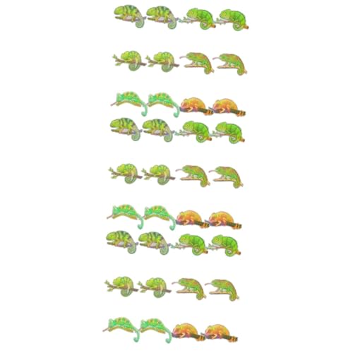 Alipis 3 Sätze Teiliges Antikollisions Gecko Wandsticker Magnetische Fensteraufkleber Zur Dekoration Und Reparatur Von Fliegengittern Für Fenster Im Innen Und Außenbereich 12 Stück * 3 von Alipis