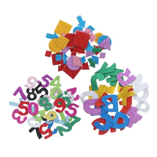 Alipis 3 Sätze Teiliges Set Glitter Eva Buchstaben Aufkleber Selbstklebend für Englische Buchstaben Zahlen und Geometrische Formen Robust Farbenfroh für und Bastelzwecke Alipis 3 Sätze Teiliges Set Glitter Eva Buchstaben Aufkleber Selbstklebend für Englische Buchstaben Zahlen und Geometrische Formen Robust Farbenfroh für und Bastelzwecke von Alipis