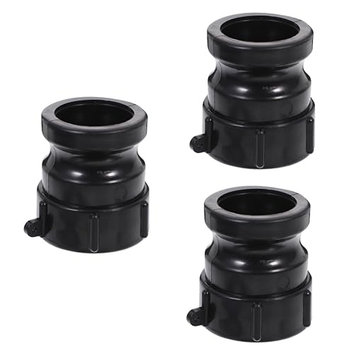 Alipis 3 Stück Cam Fitting Schnellverschluss Adapter für Ibc Tanks Lebensmittelgeeignet Hochdruckbeständig Einfache Verbindung für Wasser und Öl mit Dichtung von Alipis