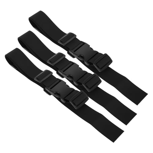 Alipis 3 Stück Gurte für Babyhochstühle hochstuhl zubehör -Esszimmerstuhl Universelle Hochstuhl Gurte Verstellbare Babyschlinge Riemengeschirr Ersatz-Hochstuhlgurte Polyester Black von Alipis