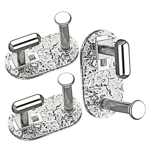 Alipis 3 Stück Selbstklebende Haken Hochbelastbare Wandhaken für Waschbecken Badezimmer Küche ohne Bohren Silber für Handtücher Taschen Schlüssel Alipis 3 Stück Selbstklebende Haken Hochbelastbare Wandhaken für Waschbecken Badezimmer Küche ohne Bohren Silber für Handtücher Taschen Schlüssel von Alipis