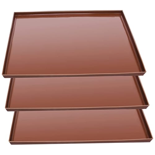 Alipis 3 Stück Silikon Dehydrator Matte mit Erhöhtem Rand Hitzebeständig Wiederverwendbar für Dörrgerät und Ofen zum Trocknen von Obst Gemüse Fleisch Antihaftbeschichtet Flexible Alipis 3 Stück Silikon Dehydrator Matte mit Erhöhtem Rand Hitzebeständig Wiederverwendbar für Dörrgerät und Ofen zum Trocknen von Obst Gemüse Fleisch Antihaftbeschichtet Flexible von Alipis