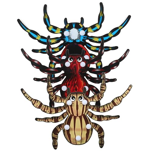 Alipis 3 Stück Teiliges Halloween Spinnenlicht Dekorative Tischlampe Spinnenform für Halloween Feiern und Herbstdekoration Batteriefrei aus Langlebigem Gruselige Alipis 3 Stück Teiliges Halloween Spinnenlicht Dekorative Tischlampe Spinnenform für Halloween Feiern und Herbstdekoration Batteriefrei aus Langlebigem Gruselige von Alipis