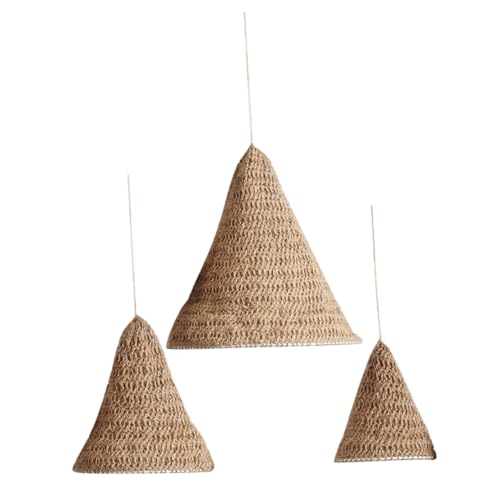 Alipis 3 Stück Teiliges Handgewebtes Boho-lampenschirm Baumwolle und Leinen Atmungsaktive Natürliche Pendelleuchten für Wohnzimmer Schlafzimmer Einfache Montage Sanfte Lichtstreuung Alipis 3 Stück Teiliges Handgewebtes Boho-lampenschirm Baumwolle und Leinen Atmungsaktive Natürliche Pendelleuchten für Wohnzimmer Schlafzimmer Einfache Montage Sanfte Lichtstreuung von Alipis
