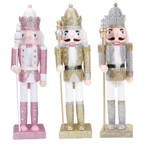Alipis 3 Stück Teiliges Holz Festlich Glitzernd Traditionelle Weihnachtsfiguren Silber Gold Rosa Dekorativ für Tisch und Fenster als und Weihnachtsdeko Alipis 3 Stück Teiliges Holz Festlich Glitzernd Traditionelle Weihnachtsfiguren Silber Gold Rosa Dekorativ für Tisch und Fenster als und Weihnachtsdeko von Alipis