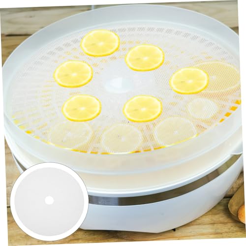 Alipis 3 Stück Teiliges Runde Silikon dehydrator matten Wiederverwendbare Antihaftbeschichtete Dörrfolie für Obst Gemüse Fleisch und Jerky Passend für Dörrgeräte und Fruchttrockner von Alipis