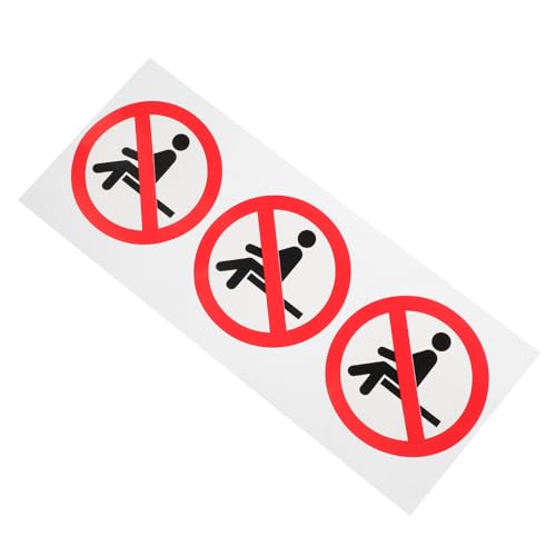 Alipis 3 Stück Teiliges Warnschild Selbstklebende Sicherheitsaufkleber für und Außenbereiche Verbietet Sitzen oder Liegen Hochviskose Warnhinweise für Sichere Arbeitsumgebung Alipis 3 Stück Teiliges Warnschild Selbstklebende Sicherheitsaufkleber für und Außenbereiche Verbietet Sitzen oder Liegen Hochviskose Warnhinweise für Sichere Arbeitsumgebung von Alipis