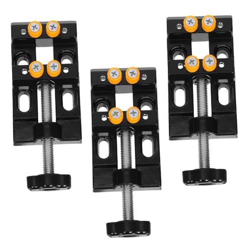 Alipis 3 Teiliger Multifunktionaler Befestigungsclip Schmuckschraubstock Mini Schraubstock Flacher Tischschraubstock Desktop Arbeitsklemme Schraubstock Zum Walnussschnitzen Kleiner von Alipis