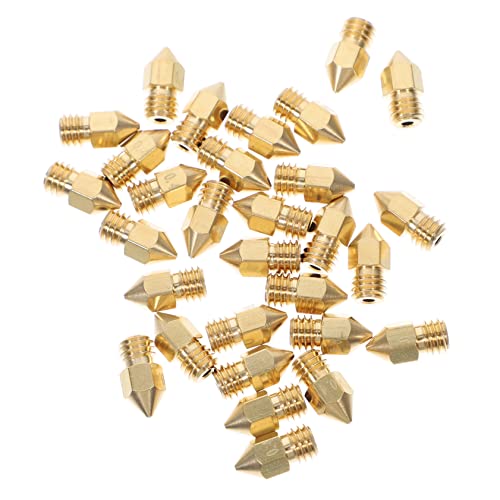 Alipis 30 Stück Drucker Extruder Düsen Gewinde Nozzles Hochtemperatur Beständig für Präzise Extrusion Drucker Zubehör Alipis 30 Stück Drucker Extruder Düsen Gewinde Nozzles Hochtemperatur Beständig für Präzise Extrusion Drucker Zubehör von Alipis