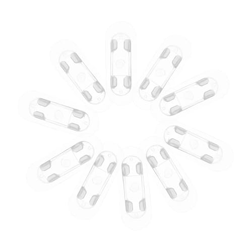 Alipis 30 Stück Kabelmanagement Clips Selbstklebende Kabelhalter für Schreibtisch Transparente Draht Organizer für Ordnung im Home Office Starke Haftung Einfache Installation von Alipis