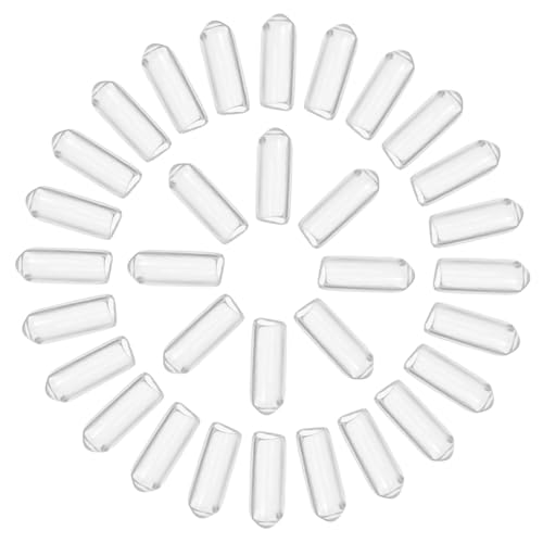 Alipis 300 Stück Transparente Gummischutzkappen für Lochwandhaken Flexible Endkappen zum Schutz von Regalhaken Langlebige Abdeckungen für Supermarkt Werkzeugregale von Alipis