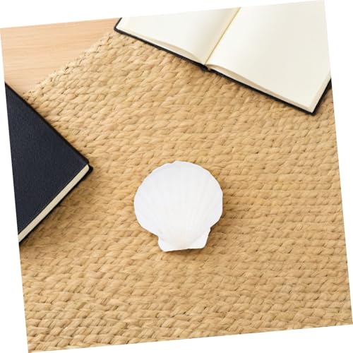 Alipis 35stücke Weiße Jakobsmuscheln Natürliche Muschelornamente Für Heimwerker Strandparty-Dekoration Küstenraumdekoration Und Aquariengestaltung von Alipis