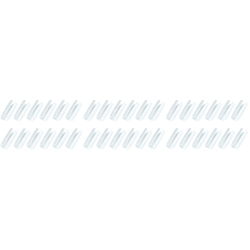 Alipis 36 Stück Blatt stepp Fester Griff Verschlussklemme für Lebensmittelbeutel Kabelhalter für Kabel Anti-Rutsch-Clips Feste Verschlüsse Bettbezug Blattclip Aufbewahrungsclip Weiß von Alipis