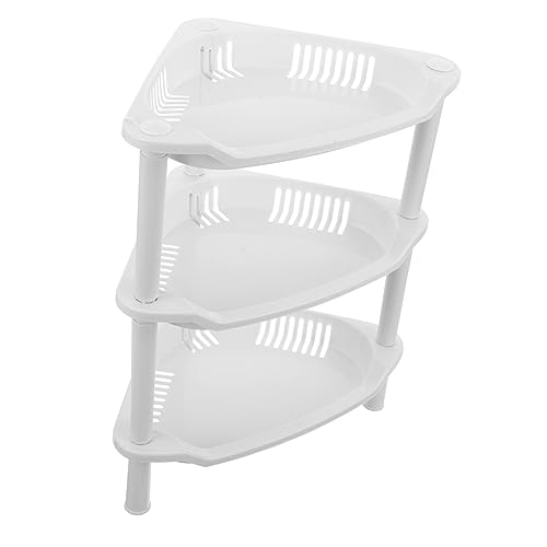 Alipis 3Schicht Kunststoff Eckregal Organizer für Badezimmer Stabiles Platzsparendes Lagerregal Weiß Langlebig und Leicht zu Reinigen für Haushaltsbedarf Alipis 3Schicht Kunststoff Eckregal Organizer für Badezimmer Stabiles Platzsparendes Lagerregal Weiß Langlebig und Leicht zu Reinigen für Haushaltsbedarf von Alipis