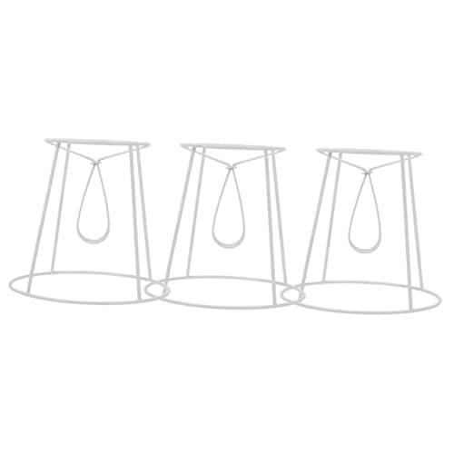 Alipis 3stücke Lampenschirmrahmen Aus Metall Für Tischleuchten DIY Lampenschirmgestell Geeignet Für Schreibtischlampen Lichtzubehör Für Zuhause Und Hotels von Alipis