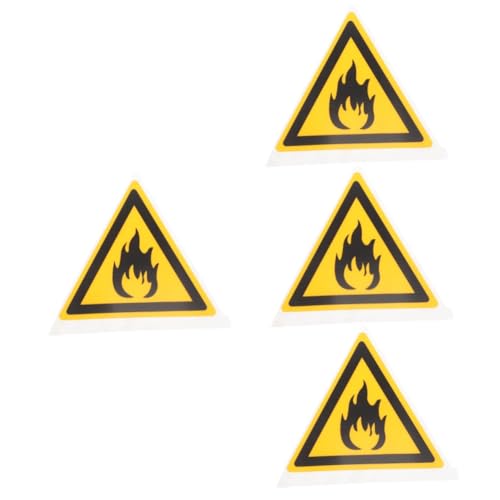 Alipis 4 Blätter Flammbares Warnschild Selbstklebendes Brandschutzzeichen für Feuerwehr und Sicherheitsbereiche Verständlich Leicht zu Installieren Unerlässlich für Alipis 4 Blätter Flammbares Warnschild Selbstklebendes Brandschutzzeichen für Feuerwehr und Sicherheitsbereiche Verständlich Leicht zu Installieren Unerlässlich für von Alipis