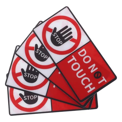 Alipis 4 Bogen „Don'T Touch“ Aufkleber Warnschild „Don'T Touch“ Gefahrenaufkleber „Don'T Touch“ Aufkleber Warnung „Don'T Touch“ Schild „Please Do Not Touch“ Schild Alipis 4 Bogen „Don'T Touch“ Aufkleber Warnschild „Don'T Touch“ Gefahrenaufkleber „Don'T Touch“ Aufkleber Warnung „Don'T Touch“ Schild „Please Do Not Touch“ Schild von Alipis