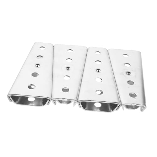 Alipis 4 Paare Verdeckte Metall Befestigungswinkel für Kopfteil Schwerlast Interlocking Sofa Verbinder Möbelhalterung für Couch und Bettgestell Vielseitig für Polstermöbel und Schlafsofas von Alipis