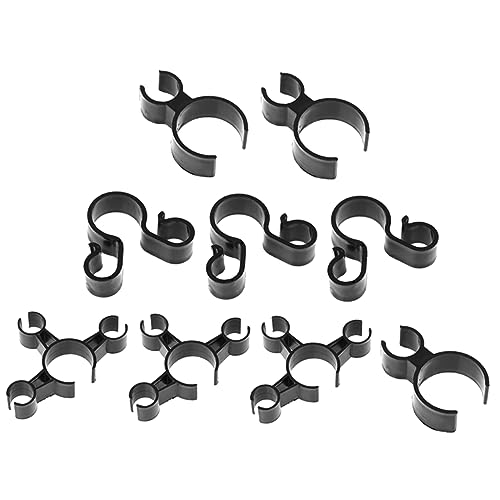 Alipis 4 Sätze Geburtstagstorte Kerzenclip Party Ständer Für Weinflaschenhalter Weinkühler Ärmel Hochzeitsdeko Hochzeitdeko Kerzenhalter-Clip Weinflaschenklemme Plastik Black 9 Stück * 4 von Alipis