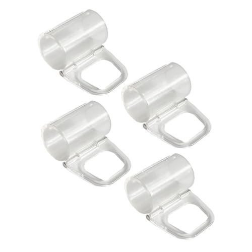 Alipis Befestigungsclips-Set 20 Mm Jalousie-vorhangklemmen Rollo-Clips Aus Kunststoff Einfach Zu Verwenden Für Fensterrollos von Alipis