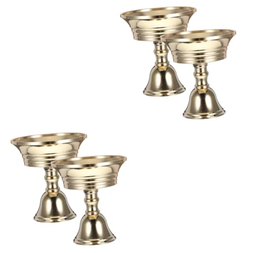 Alipis 4 Stück Ghee-lampenhalter Aus Messing Kerzenöl Kerze Wärmende Lampe Ghee Öllampenhalter Buddhistische Teelichthalter Öllampe Aus Messing Diwali Kerzenhalter Tassen Tibet Konisch Alipis 4 Stück Ghee-lampenhalter Aus Messing Kerzenöl Kerze Wärmende Lampe Ghee Öllampenhalter Buddhistische Teelichthalter Öllampe Aus Messing Diwali Kerzenhalter Tassen Tibet Konisch von Alipis