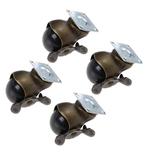 Alipis 4 Stück Möbelrollen mit Bremse Leise Kugelgelagerte Ersatz lenkrollen Drehbar Robust für Schrank Wäschekorb Blumentopf und Möbeltransport Alipis 4 Stück Möbelrollen mit Bremse Leise Kugelgelagerte Ersatz lenkrollen Drehbar Robust für Schrank Wäschekorb Blumentopf und Möbeltransport von Alipis