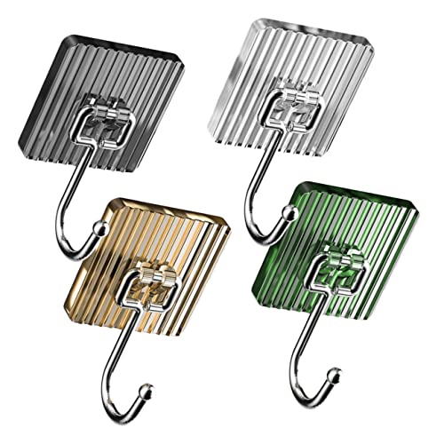 Alipis 4stücke Wandhaken Selbstklebend Haken Zum Aufhängen Für Schlüssel Rucksack Mit Kleeblattmotiv Kindergarderobe Wanddeko Kleine Haken Ohne Nägel von Alipis