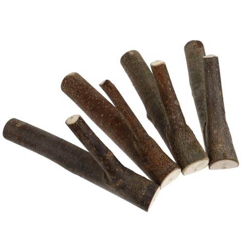 Alipis 4 Stück Natürliche Holz Wandhaken aus Massiven Baumzweigen Rustikale Vintage Garderobenhaken mit Hoher Tragkraft Einfache Montage für Mäntel Hüte Schlüssel im Flur und Wohnzimmer von Alipis