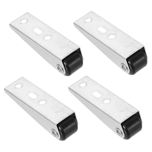 Alipis 4 Stück Schiebetür Geräuschlose Befestigung Senkrechte Mikrolager für Möbel Kleiderschrank Platzsparende Drehbare Türschienenrollen Alipis 4 Stück Schiebetür Geräuschlose Befestigung Senkrechte Mikrolager für Möbel Kleiderschrank Platzsparende Drehbare Türschienenrollen von Alipis