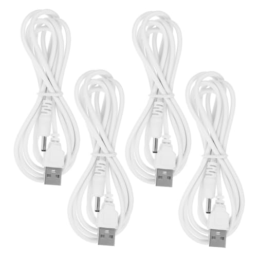 Alipis 4 Stück Teiliges Dc ladekabel Dc Adapter Ersatzkabel Kompatibel für Tischlampen Kleine Ventilatoren Schnelles Laden Langlebig und Einsetzbar von Alipis