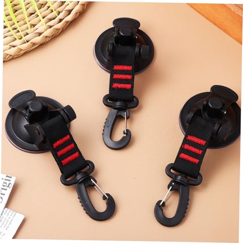 Alipis 4 Stück Teiliges Drehbare Saughaken Saugnapf Befestigung mit Starker Haftkraft Vielseitig Einsetzbar für Auto markisen Camping Haushalt und Glasflächen von Alipis