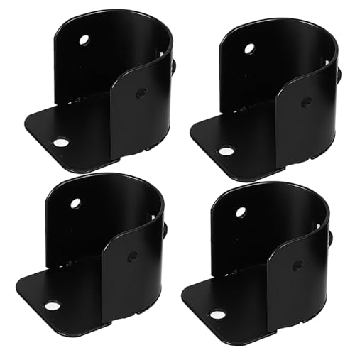 Alipis 4 Stück Teiliges Edelstahl Garderobenrohrhalter Robust und Verschleißfest Stangenhalterung für Duschvorhang und Handtuchstangen Einfache Montage Modernes Design Innen Ø Schwarz Alipis 4 Stück Teiliges Edelstahl Garderobenrohrhalter Robust und Verschleißfest Stangenhalterung für Duschvorhang und Handtuchstangen Einfache Montage Modernes Design Innen Ø Schwarz von Alipis