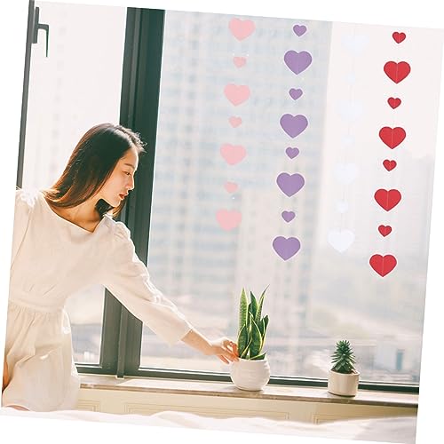 Alipis 4 Stück Teiliges Herzförmiges Papiergirlanden Hängende Deko für Tür Fenster Rosa Herz Papierstring Valentinstag Hochzeit Party Wandvorhänge DIY Fotorequisiten Festliche Alipis 4 Stück Teiliges Herzförmiges Papiergirlanden Hängende Deko für Tür Fenster Rosa Herz Papierstring Valentinstag Hochzeit Party Wandvorhänge DIY Fotorequisiten Festliche von Alipis