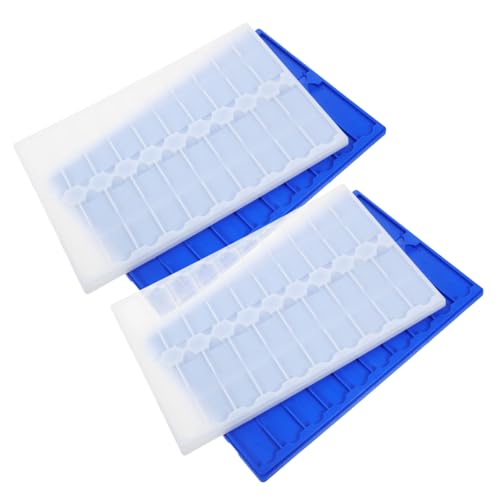 Alipis 4 Stück Teiliges Kunststoff Mikroskop Objektträger Ablage mit Fächern pro Tablett Stabiles Slide Storage Tray zur Sicheren Aufbewahrung von Vorbereiteten Glasobjektträgern Alipis 4 Stück Teiliges Kunststoff Mikroskop Objektträger Ablage mit Fächern pro Tablett Stabiles Slide Storage Tray zur Sicheren Aufbewahrung von Vorbereiteten Glasobjektträgern von Alipis