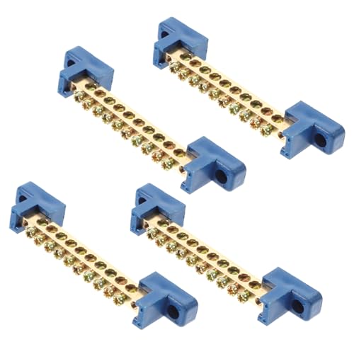 Alipis 4 Stück Teiliges Kupfer mit Schrauben für Verteilerschränke Maschinenbau Schiffe Hohe Verschleißfestigkeit Einfache Montage Alipis 4 Stück Teiliges Kupfer mit Schrauben für Verteilerschränke Maschinenbau Schiffe Hohe Verschleißfestigkeit Einfache Montage von Alipis